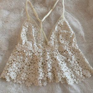Flora Nikrooz Crochet Lace Top